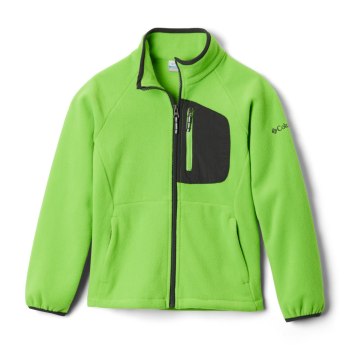 Columbia Jas Jongens, Fast Trek III Full Zip Fleece Groen DonkerGrijs, 69MYZJLFI